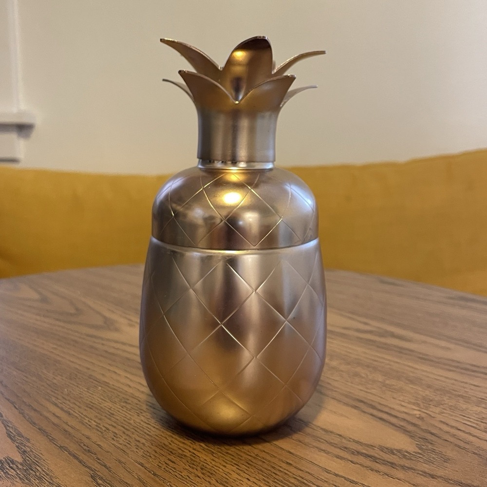 Pineapple Cocktail Shaker by Eco One Silver One Int. Stainless Steel